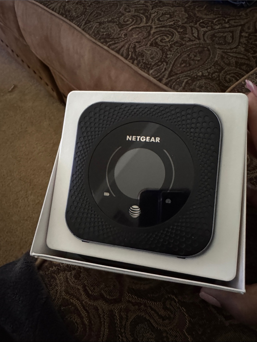 netgear Portable Wireless Hotspot Router in Black